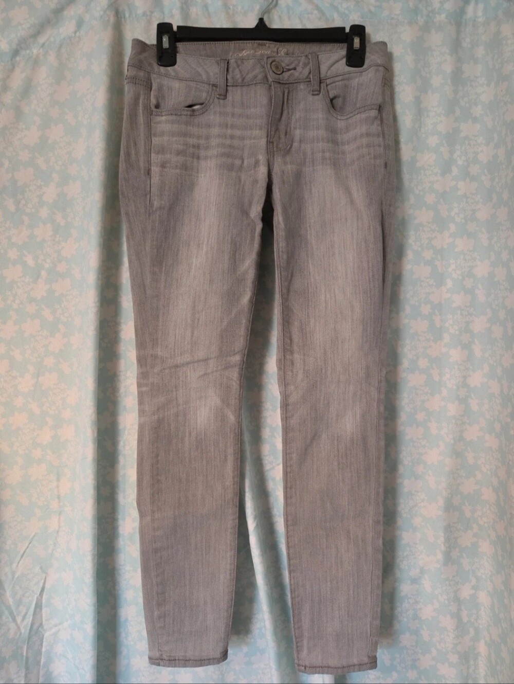 American Eagle Outfitters Super Stretch Jeggings in Gray